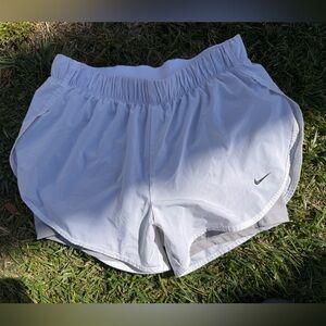 Nike Women's Light Gray Athletic Shorts